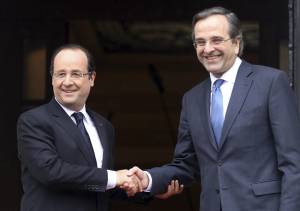 GRECIA: Huelga de periodistas boicotea visita del presidente de Francia