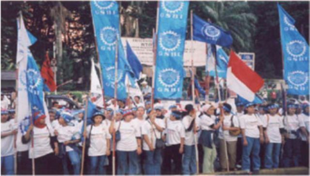 INDONESIA: MENSAJE AL TERCER CONGRESO NACIONAL DE LA FEDERACIÓN DE SINDICATOS INDEPENDIENTES (GSBI)