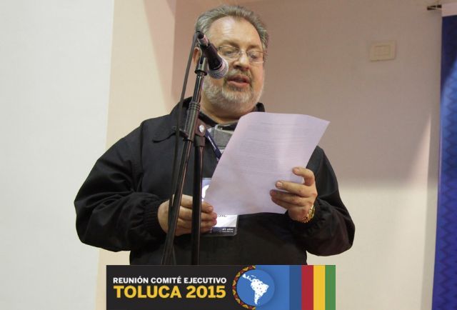REUNION CLATE TOLUCA 2015. El derecho a huelga es una bandera de los estatales Latinoamericanos