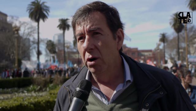 Adolfo Aguirre. «Una señal hacia el mundo de que en esta región hay coherencia, organización y pensamiento de los trabajadores públicos»