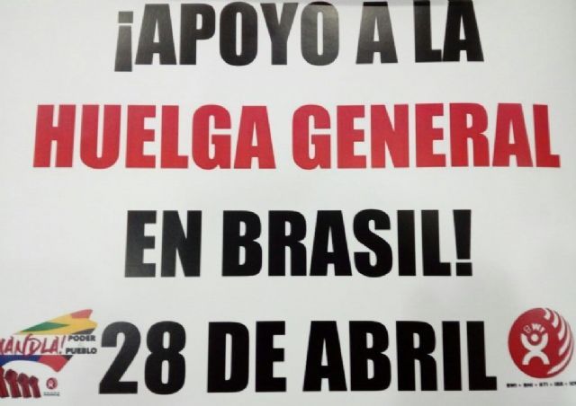 Los trabajadores latinoamericanos expresaron su solidaridad