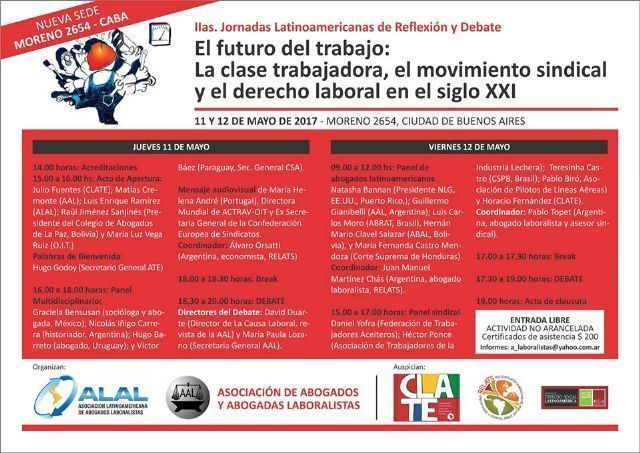 Especialistas y dirigentes sindicales debaten sobre el futuro del trabajo