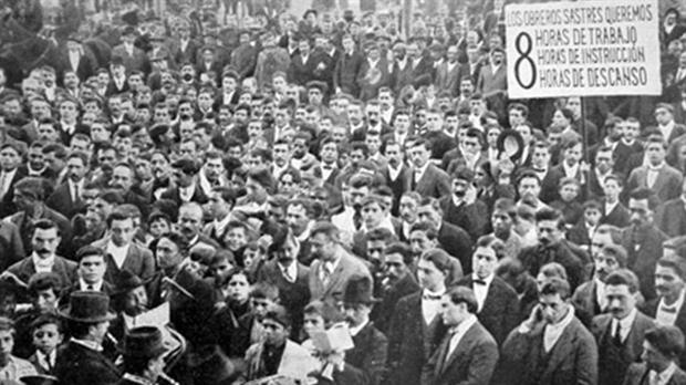 Estatales marcharon en el Día Internacional de los Trabajadores