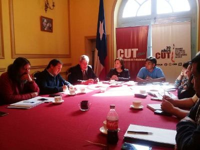 Presidente de CLATE se reunió con la Mesa del Sector Público de Chile