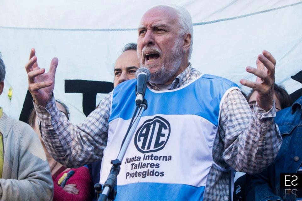 Dolor por la muerte del dirigente de ATE, «El nono» Frondizi