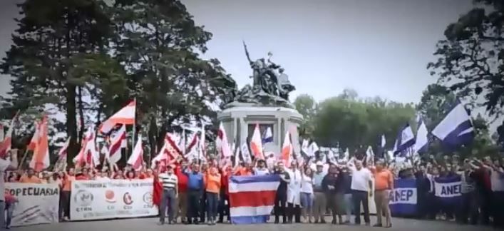 Trabajadores de Costa Rica siguen en lucha contra el combo fiscal