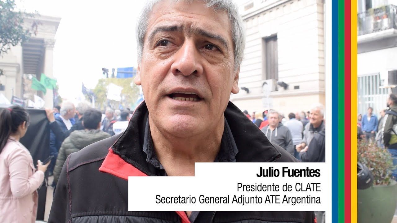 1° DE MAYO: Saludo de Julio Fuentes a los trabajadores y trabajadoras en su día
