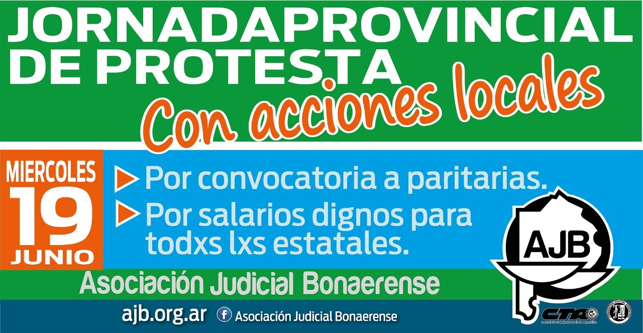 Jornada de lucha de los trabajadores judiciales