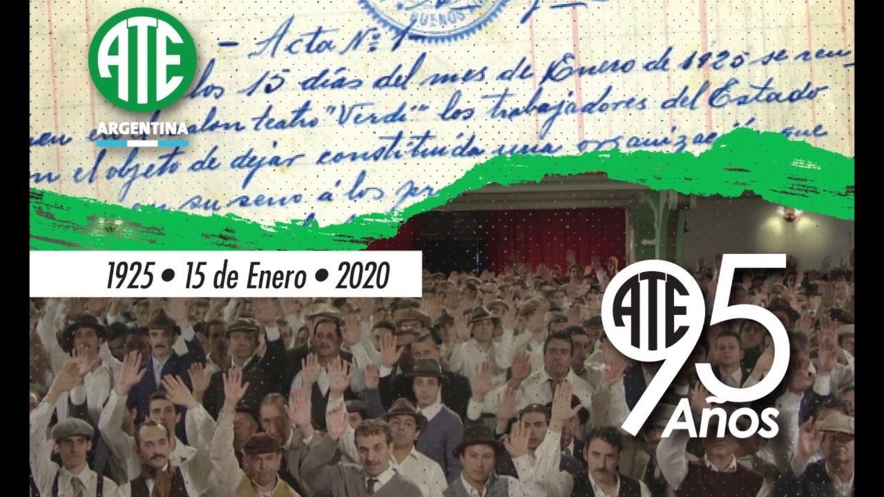 CLATE saluda a la ATE en su 95º aniversario