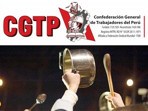 Convocan a un cacerolazo en defensa de la vida, el pan y el trabajo en Perú