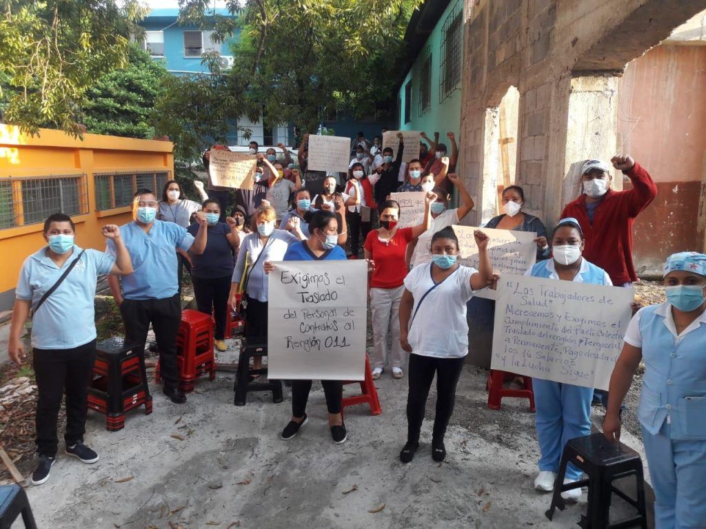 Trabajadores de la Salud se movilizan en defensa de sus derechos y ...