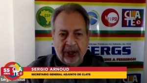 Sergio Arnoud: «Nuestra gran lucha ahora es por el ‘Fuera Bolsonaro'»