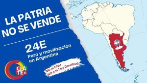 Apoyo sindical internacional al paro 24E de Argentina
