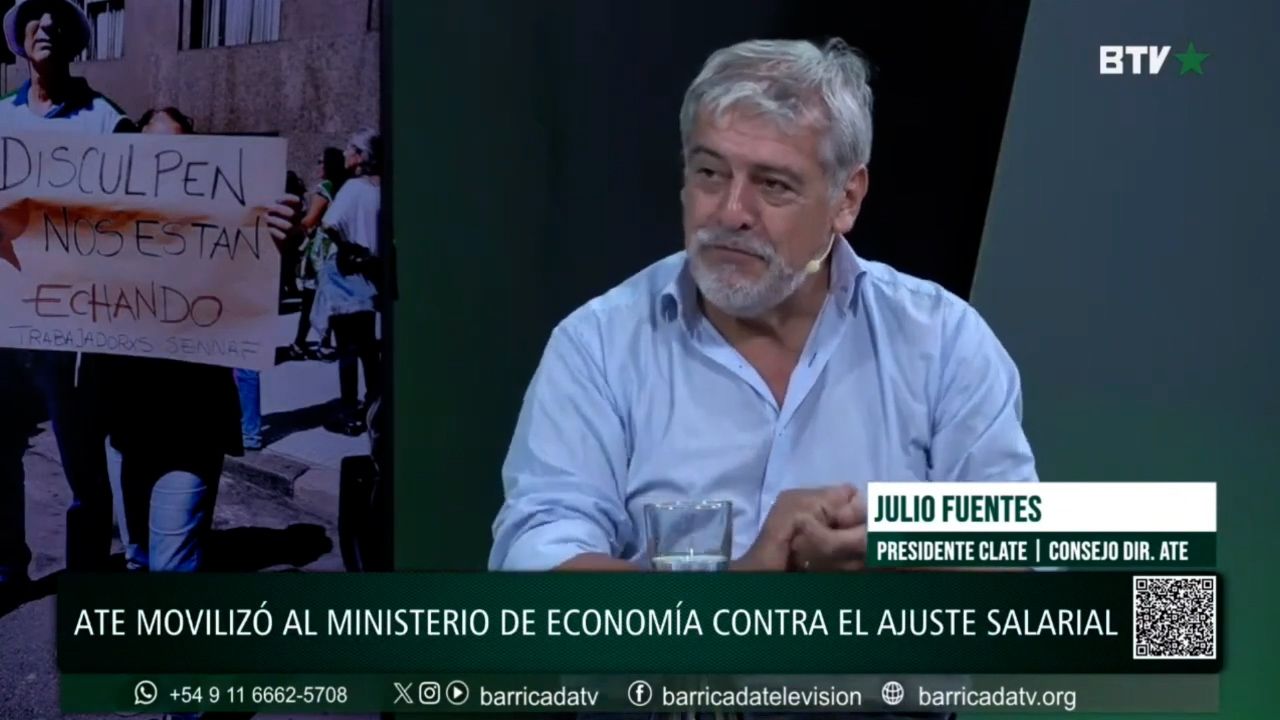 El presidente de la CLATE repudió los despidos y el ajuste salarial en el Sector Público