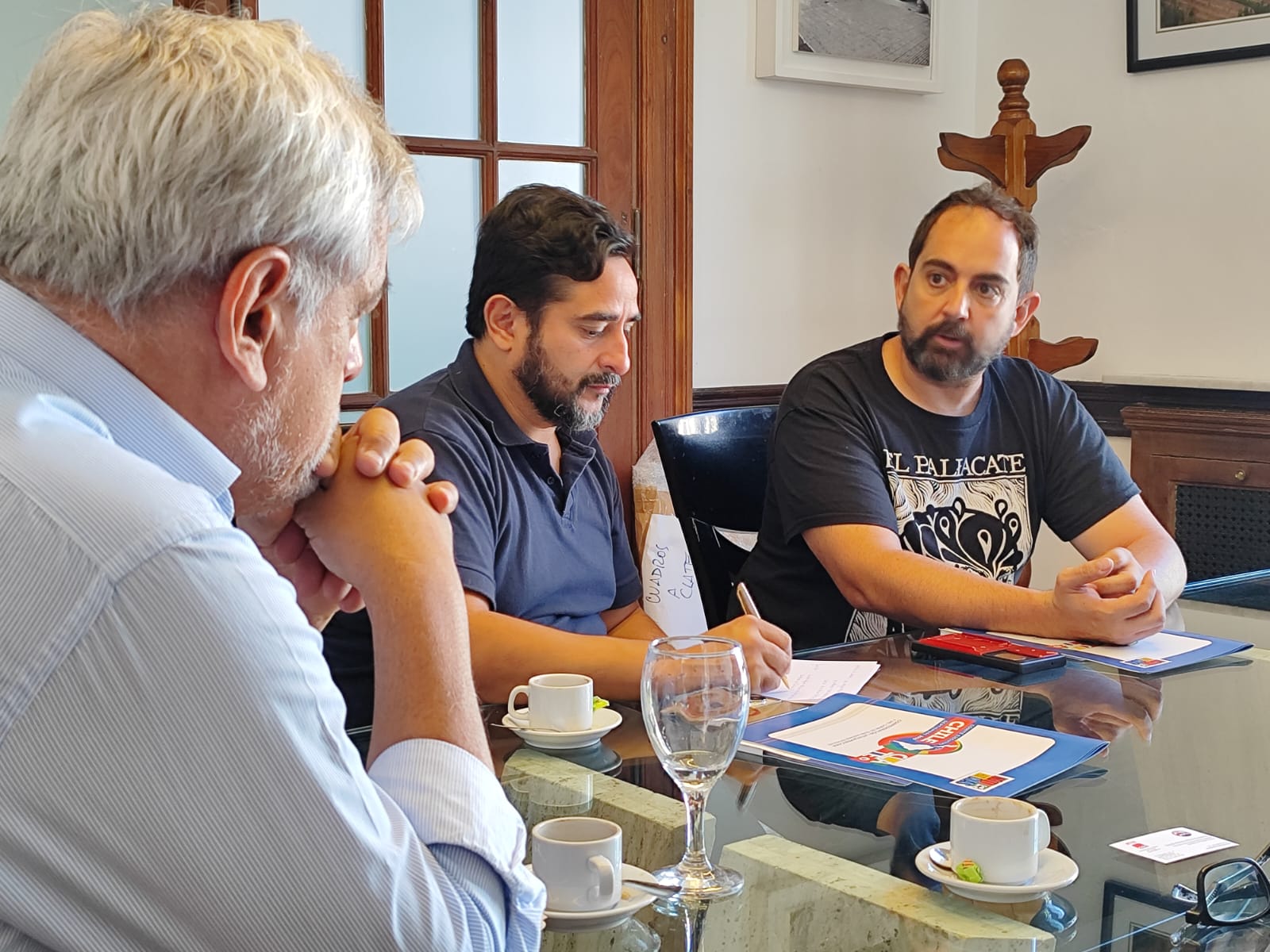 CLATE recibió en su sede presidencial a la CGT de España