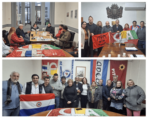 Delegación de CLATE visitó sus organizaciones miembro en Uruguay Delegación de CLATE visitó sus organizaciones miembro en Uruguay