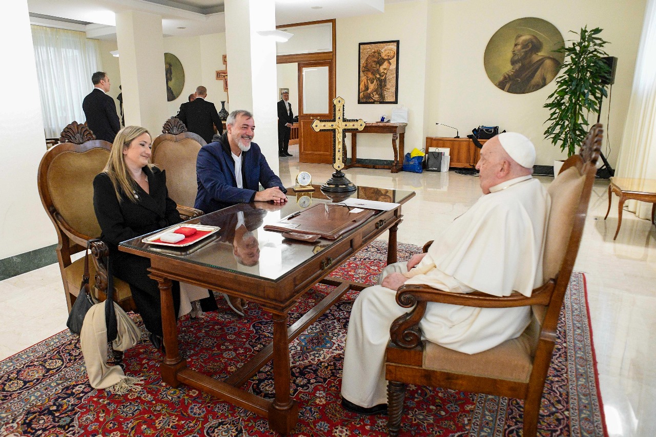 ATE fue recibida por el Papa Francisco en el Vaticano