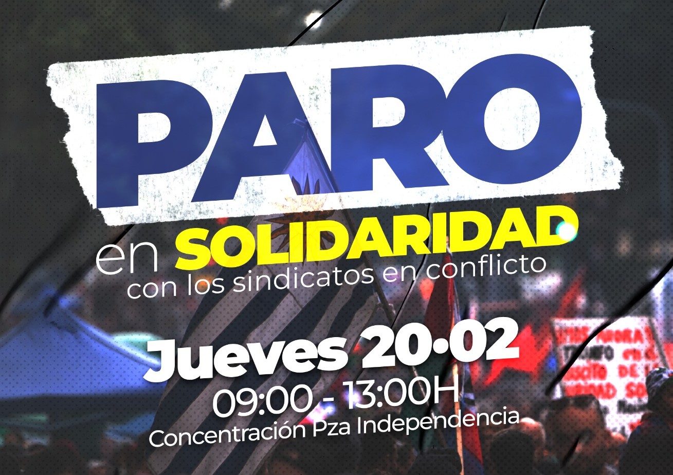 El PIT-CNT convoca a un paro general para este 20 de febrero