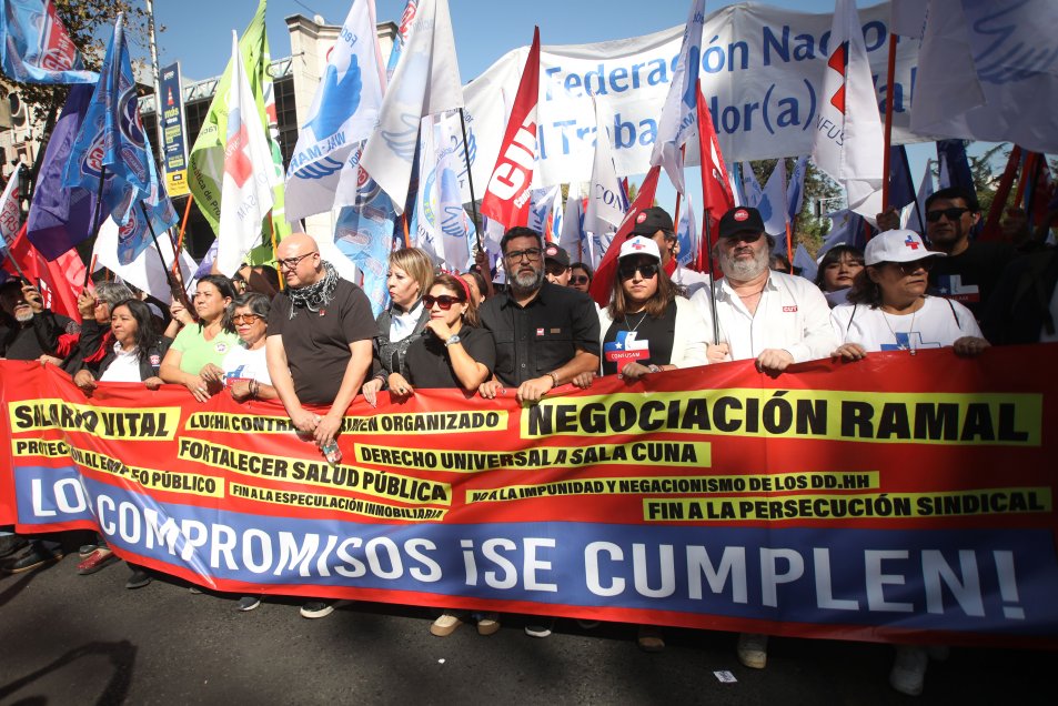 Gran Paro Nacional Activo en Chile