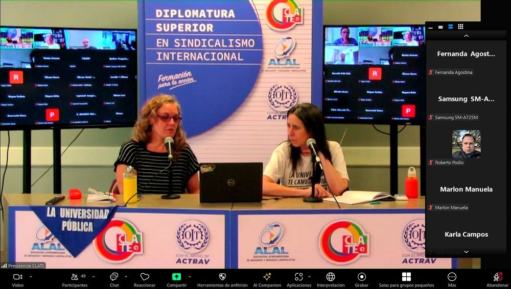 Comenzó el segundo ciclo de la Diplomatura Superior en Sindicalismo Internacional