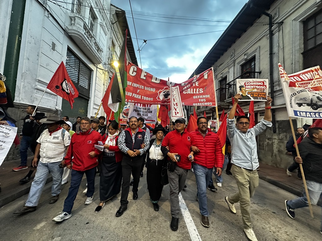 Histórica movilización contra las políticas de Daniel Noboa en Ecuador