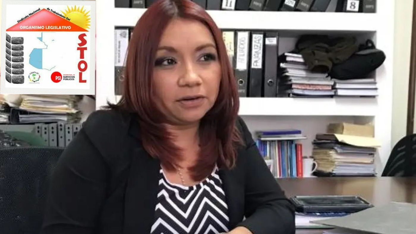 Frente de Gremios Estatales denuncian amenaza de despido a dirigente guatemalteca