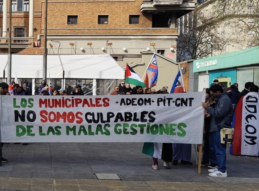 Municipales uruguayos se movilizaron contra el ajuste 