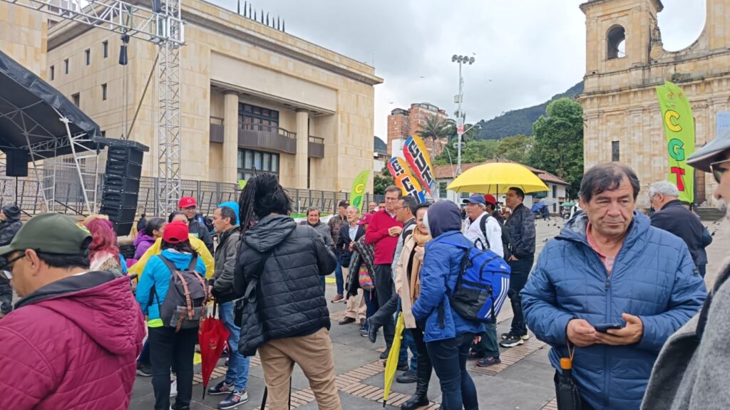 Presidente de CLATE acompañó movilización en defensa de las reformas sociales en Colombia 