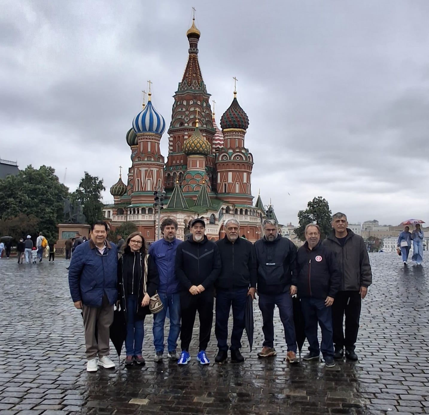 Delegación de CLATE presente en Moscú