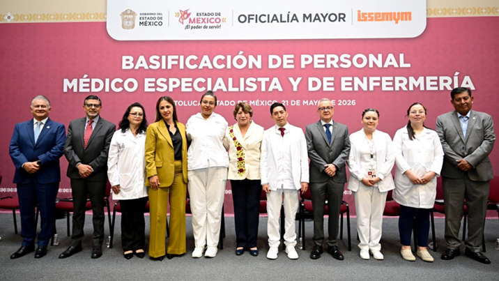 Gobierno del Estado de México fortalece la estabilidad laboral del personal de salud