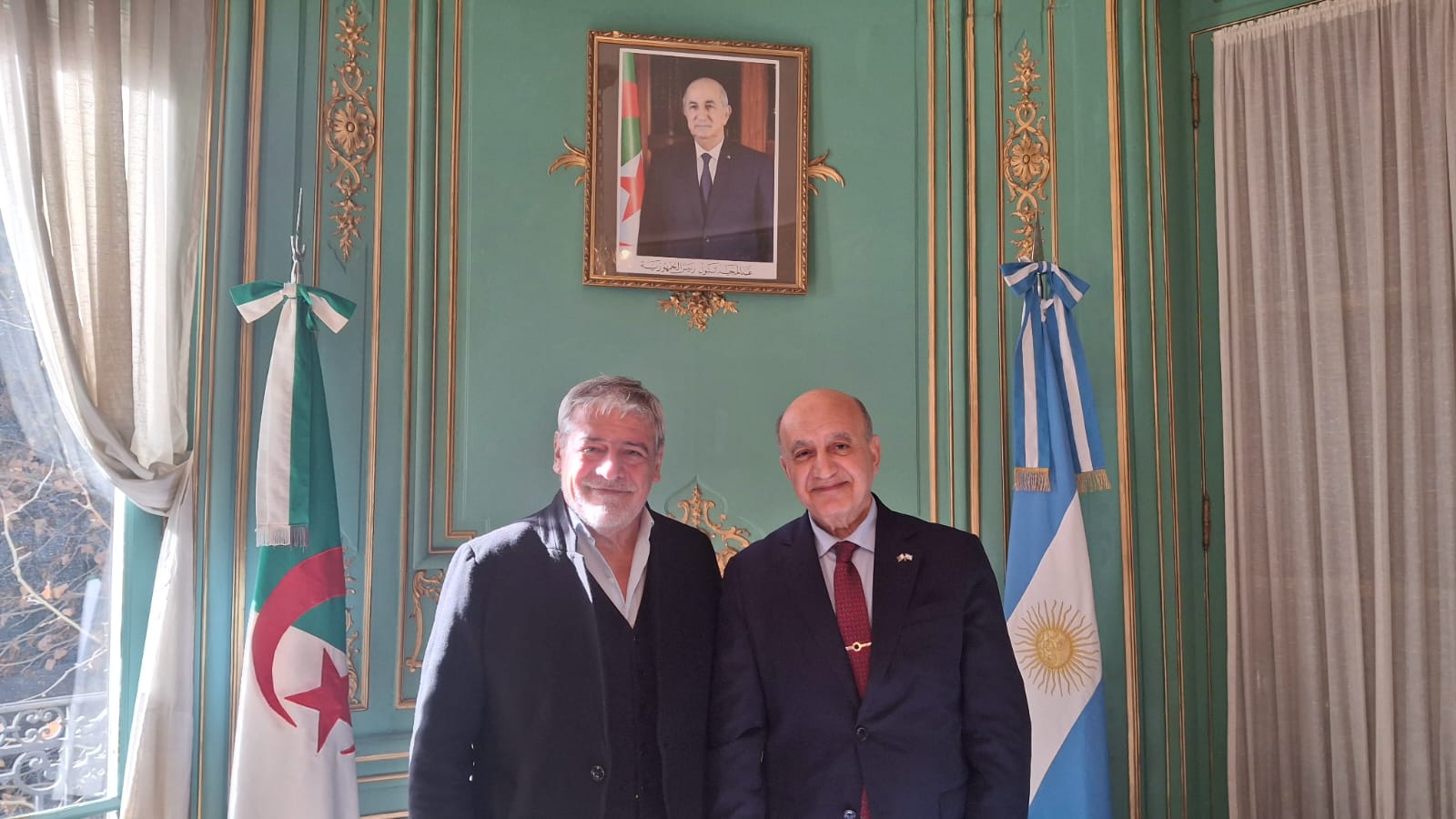 CLATE se reunió con el embajador de Argelia para desarrollar vínculos sindicales
