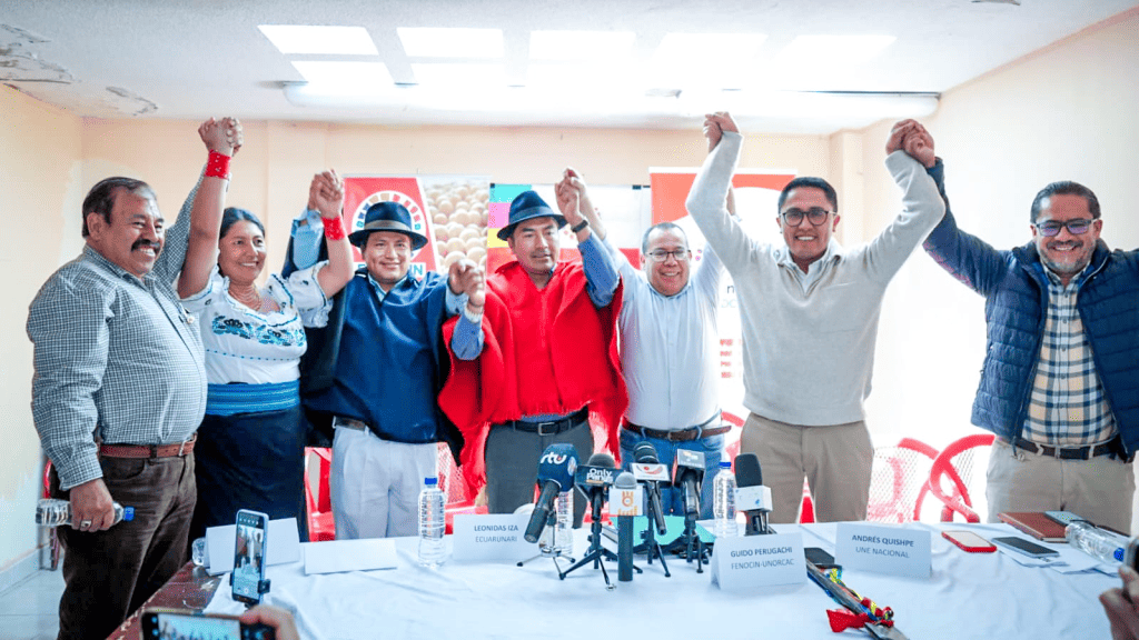 Organizaciones sociales y sindicales del Ecuador se movilizan e impulsan revocatoria de Daniel Noboa 