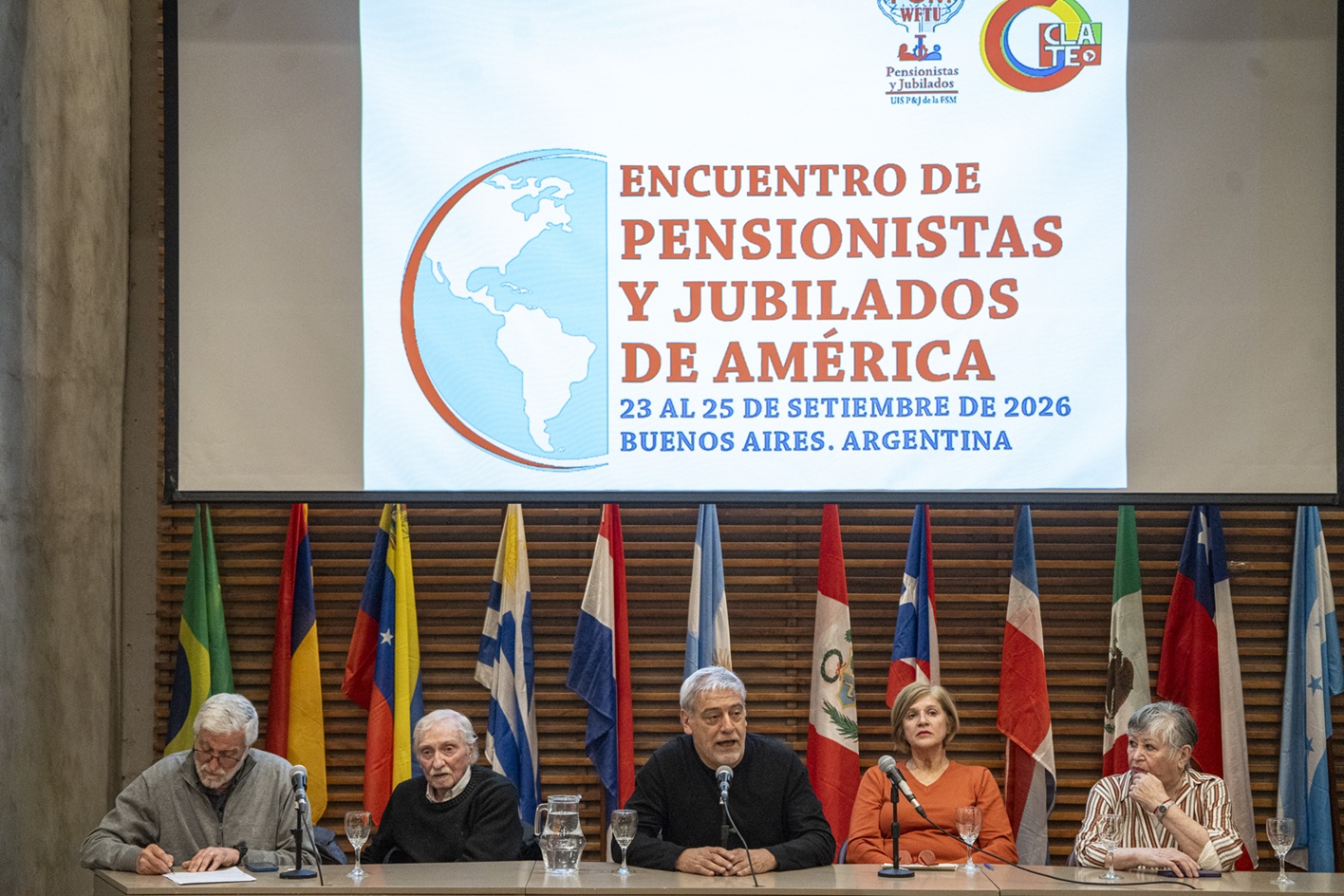Comenzó el Encuentro de Pensionistas y Jubilados de América en Buenos Aires